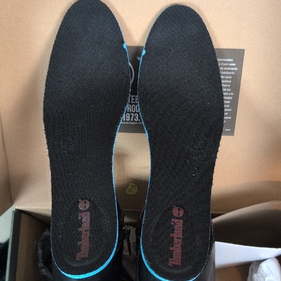 Timberland Women's Black Leather Combat Boots - Picture 11 of 15